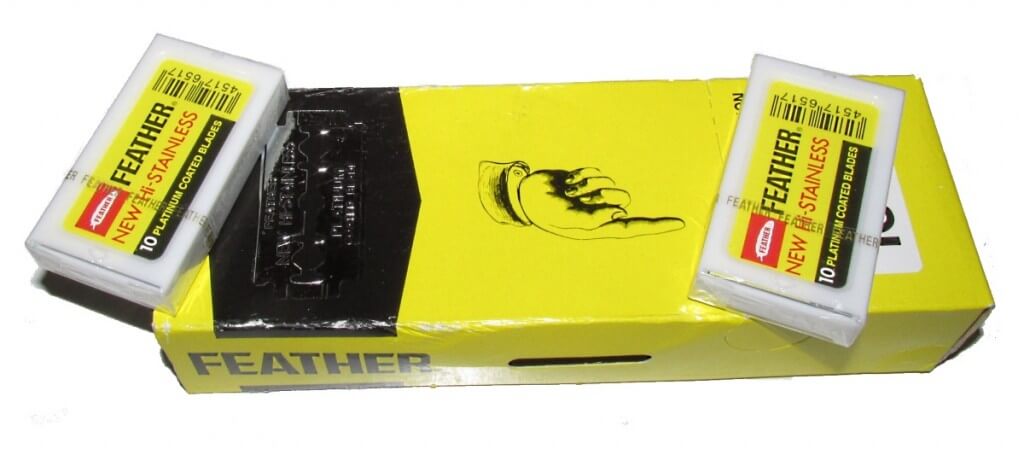 Feather New Hi Stainless Double Edge Blades