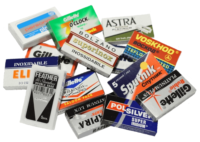 Razor blades selection