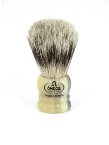 Omega 11047 Pennello da Barba Mix Tasso e Cinghiale