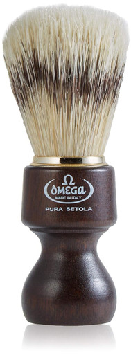 Omega 11126 Pennello da Barba in Legno di Ovangkol